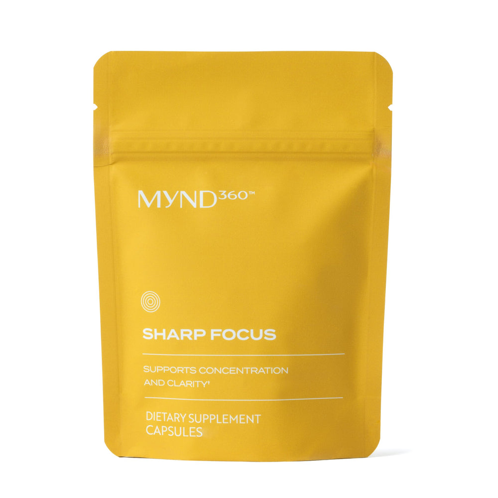 Nu Skin MYND360 Sharp Focus bottle with label