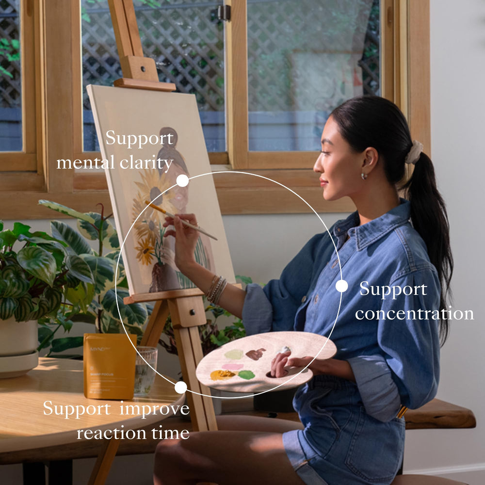 Brain health concept showing focus and mental clarity