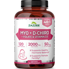 Myo- and D-Chiro Inositol for Women in a 40:1 ratio, 30 servings, ISO lab tested.