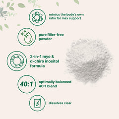 2-in-1 myo-inositol and d-chiro inositol supplement, 1lb