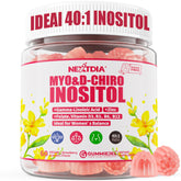 Myo-Inositol and D-Chiro Inositol gummies for women in 40:1 ratio (60 count).