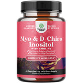 Myo-Inositol & D-Chiro Inositol supplement bottle - 60 capsules