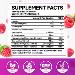 Close-up of raspberry-flavored gummies, chewed snacks