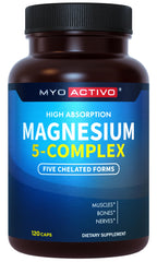 MyoActivo 5-in-1 Magnesium Complex bottle and capsules