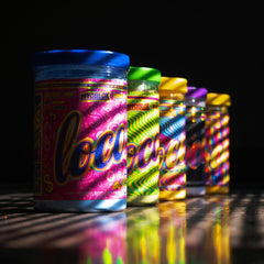 MyoBlox Loco energy-glow conveys intense focus and sustained vigor