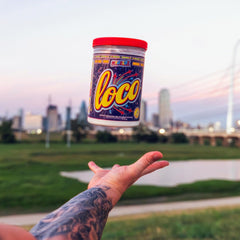 MyoBlox Loco label-closeup reveals premium ingredients and clean formulation