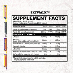 MyoBlox Skywalk bottle label highlights premium nootropic blend for cognitive support.