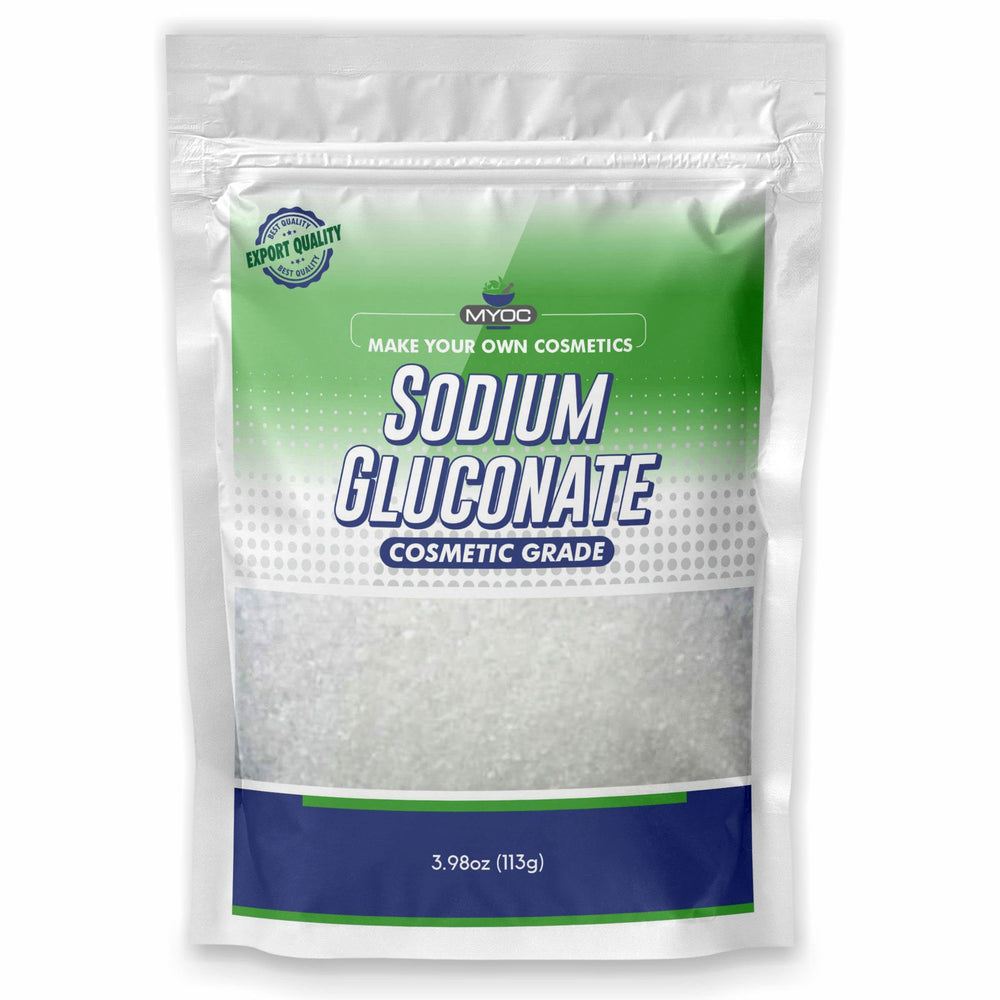 Myoc Sodium Gluconate powder in 113 Gm (3.98 Oz) packaging