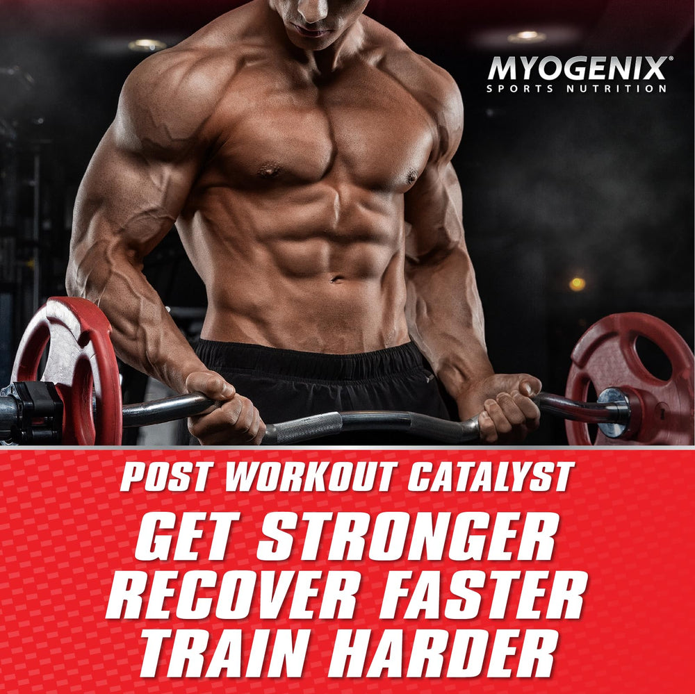 Myogenix Aftershock all-in-one formula shown as convenient post-workout solution