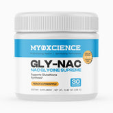 MYOXCIENCE NAC Glycine Supreme bottle highlights flavor and label clarity