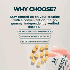 Nutrition label for Myprotein Creatine Gummies