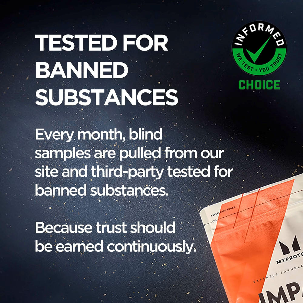 Myprotein Impact Whey Powder ingredients hint gluten-free approach.