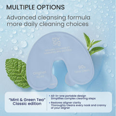 Deep odor control for denture and retainer care