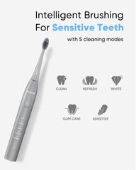Five brushing modes offered by MySmile DY156 toothbrush