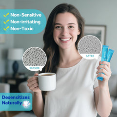 Herbal blend and soothing ingredients for gentle cleaning