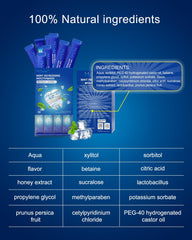 Illustration of zero-alcohol mouthwash composition