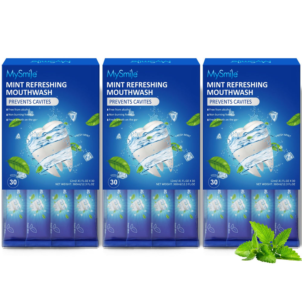 MySmile alcohol-free mouthwash strip 12ml