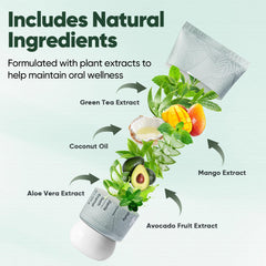 No-slip, residue-free whitening strips