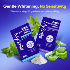 Whitening strips with residue-free finish after removal
