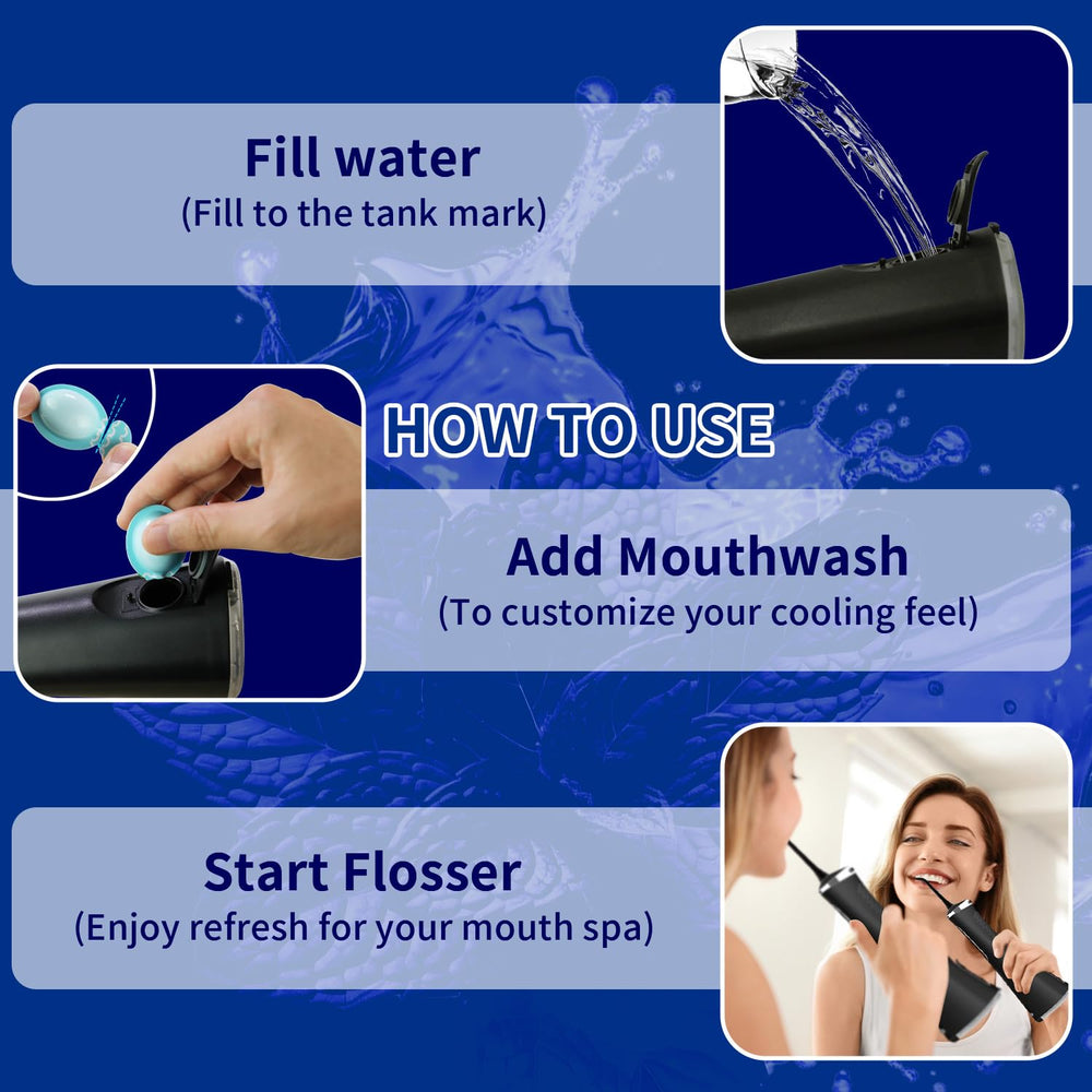 Alcohol-free mint mouthwash for breath freshening