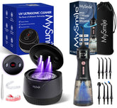 MySmile LP221 cordless water flosser with display and nozzle