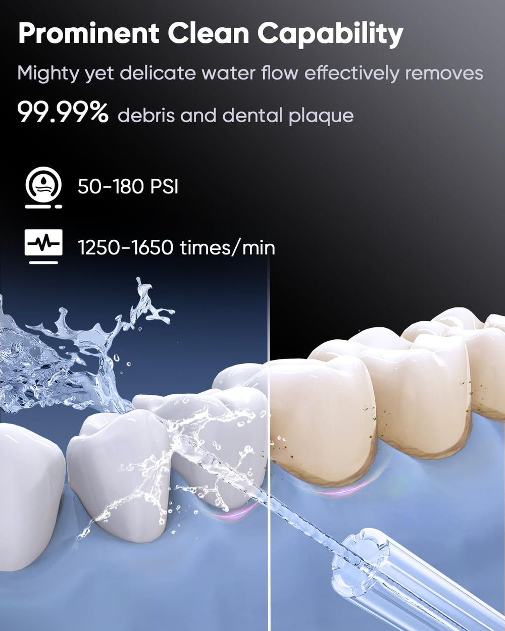 MySmile LP233 Pro digital display panel in graphite grey