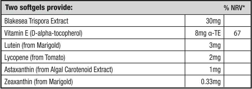 Product box displaying 100 softgels and 7-week supply