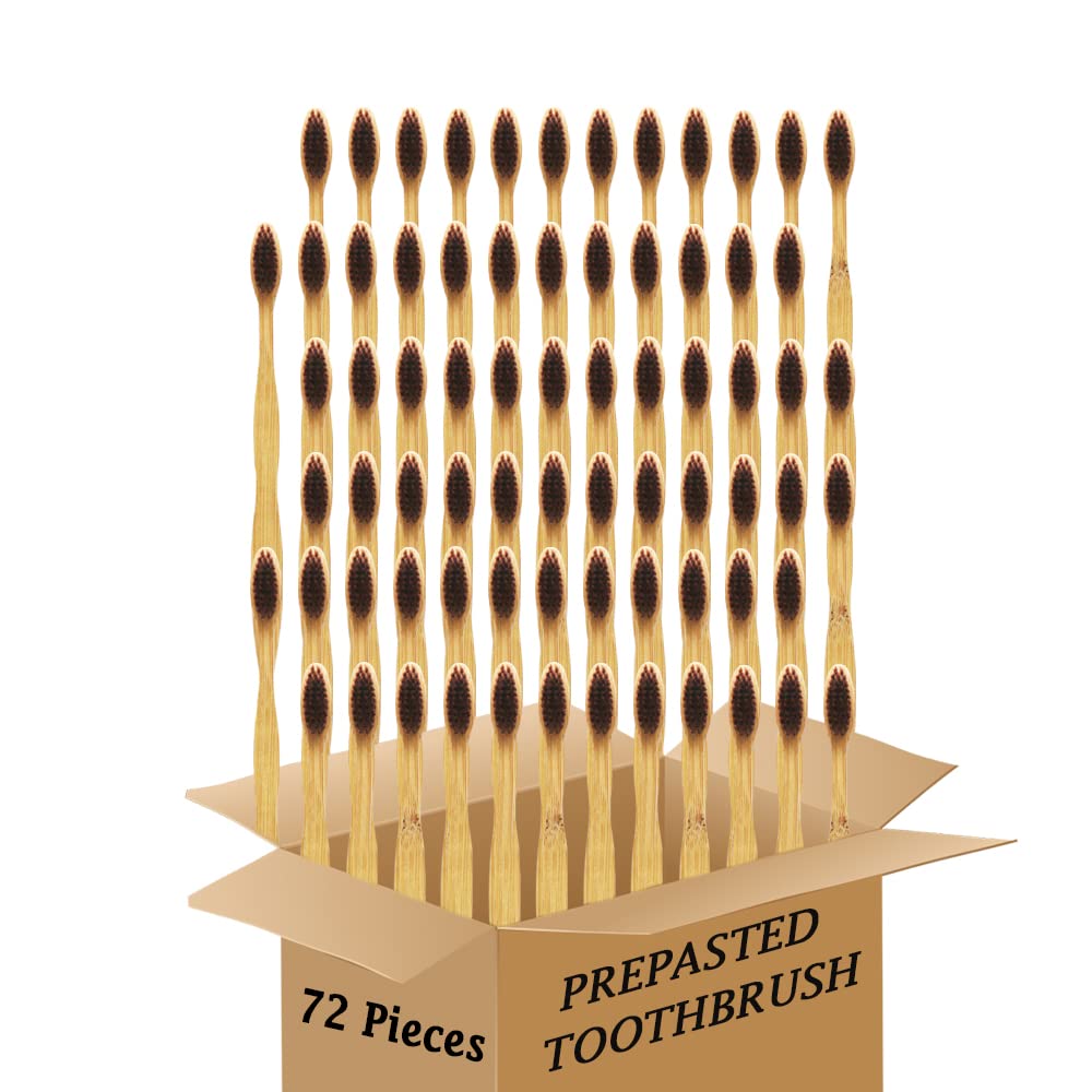N-amboo Bamboo Toothbrush with biodegradable bamboo handle