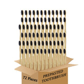 Eco-friendly N-amboo Bamboo Toothbrush with bamboo handle