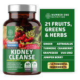 N1N Kidney Cleanse bottle with 60 vegan capsules