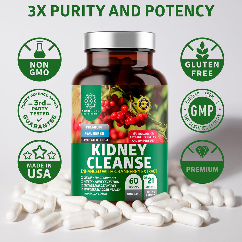 N1N Kidney Cleanse packaging and bottle