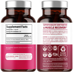 Montmorency tart cherry extract in veggie capsules