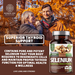 Selenium 200mcg formula for immune and prostate support