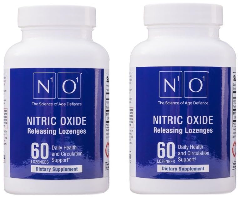 N1O1 Nitric Oxide Lozenges bottle – front label