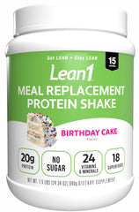 N53 Lean1 Birthday Cake flavor 15-serving tub front view
