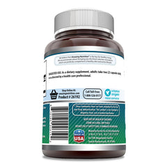 NAC 600 mg per serving label indicating 2 capsules per serving