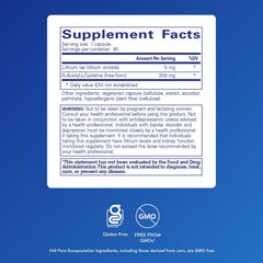 N-acetyl-L-cysteine (NAC) 200 mg for brain health graphic
