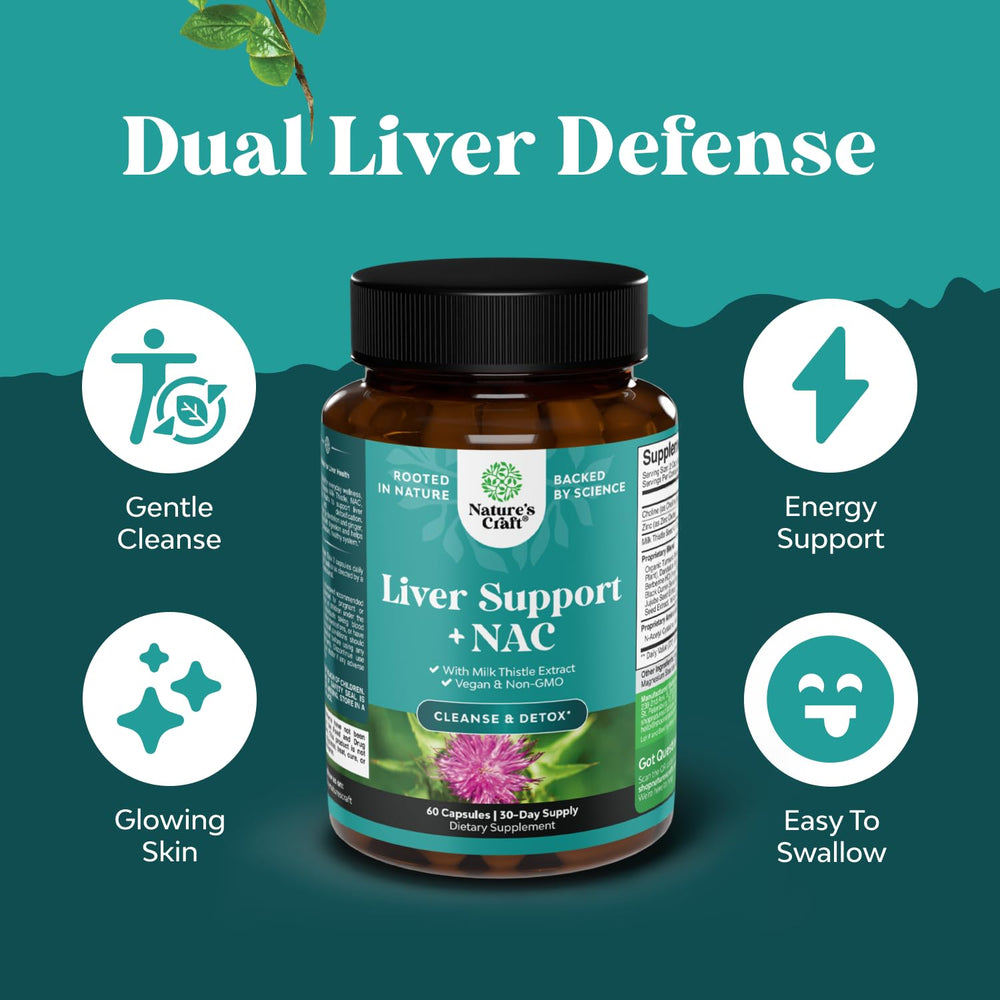 Beet root and NAC liver support ingredients