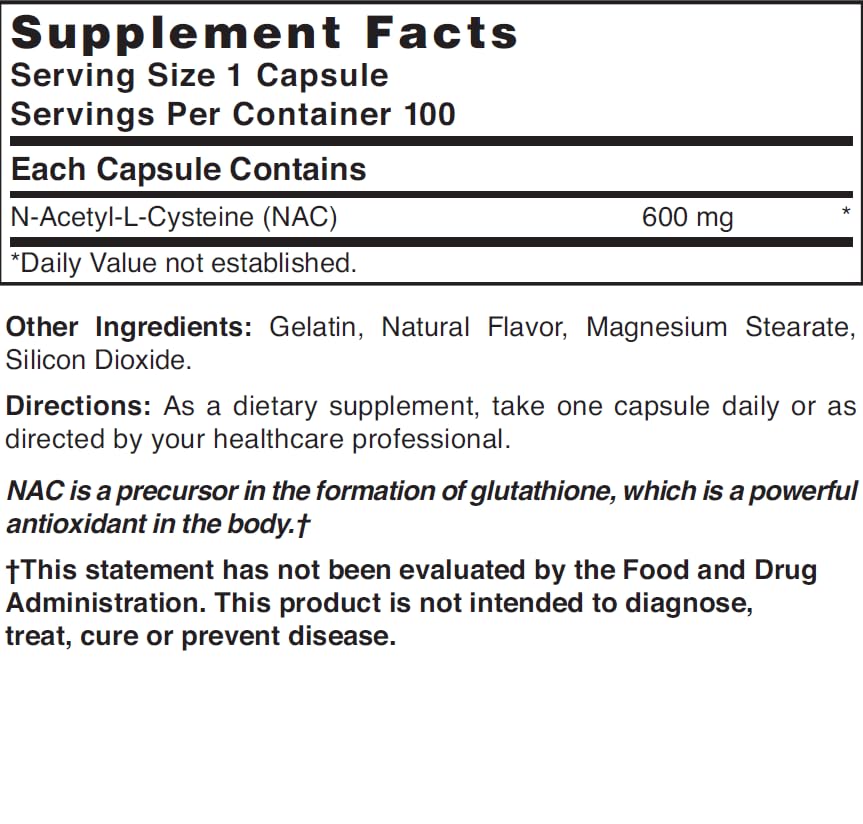 NAC supplement bottle and branding for Nature's Blend