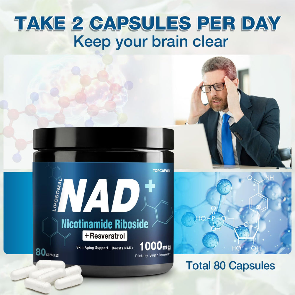 Liposomal delivery illustration for NAD+ formula