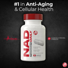 NAD Daily supports mitochondrial function and energy