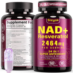 Close-up of NAD+ liposomal capsules