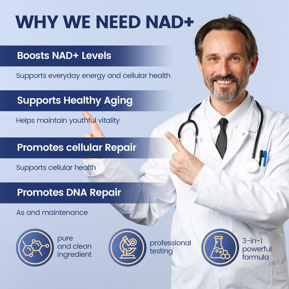 Box of Nad Liquid Supplement 1500mg Berry flavor