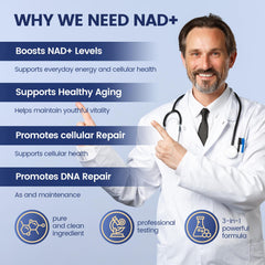 Box of Nad Liquid Supplement 1500mg Berry flavor