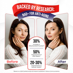 Made in USA stamp on NAD+ supplement label