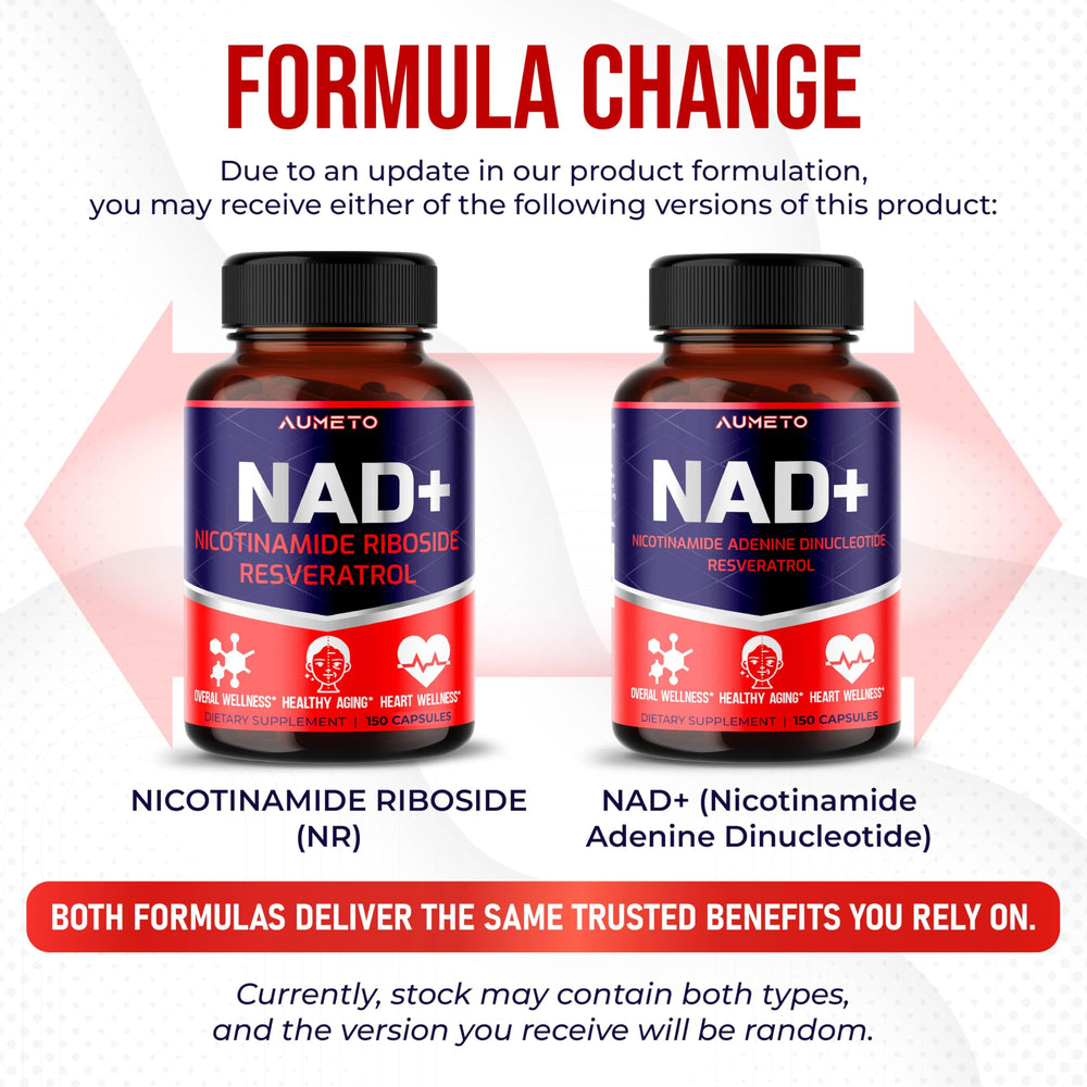 Supplement facts panel close-up for NAD+ 350mg