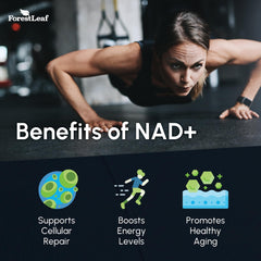 NAD+ 500mg bottle side view