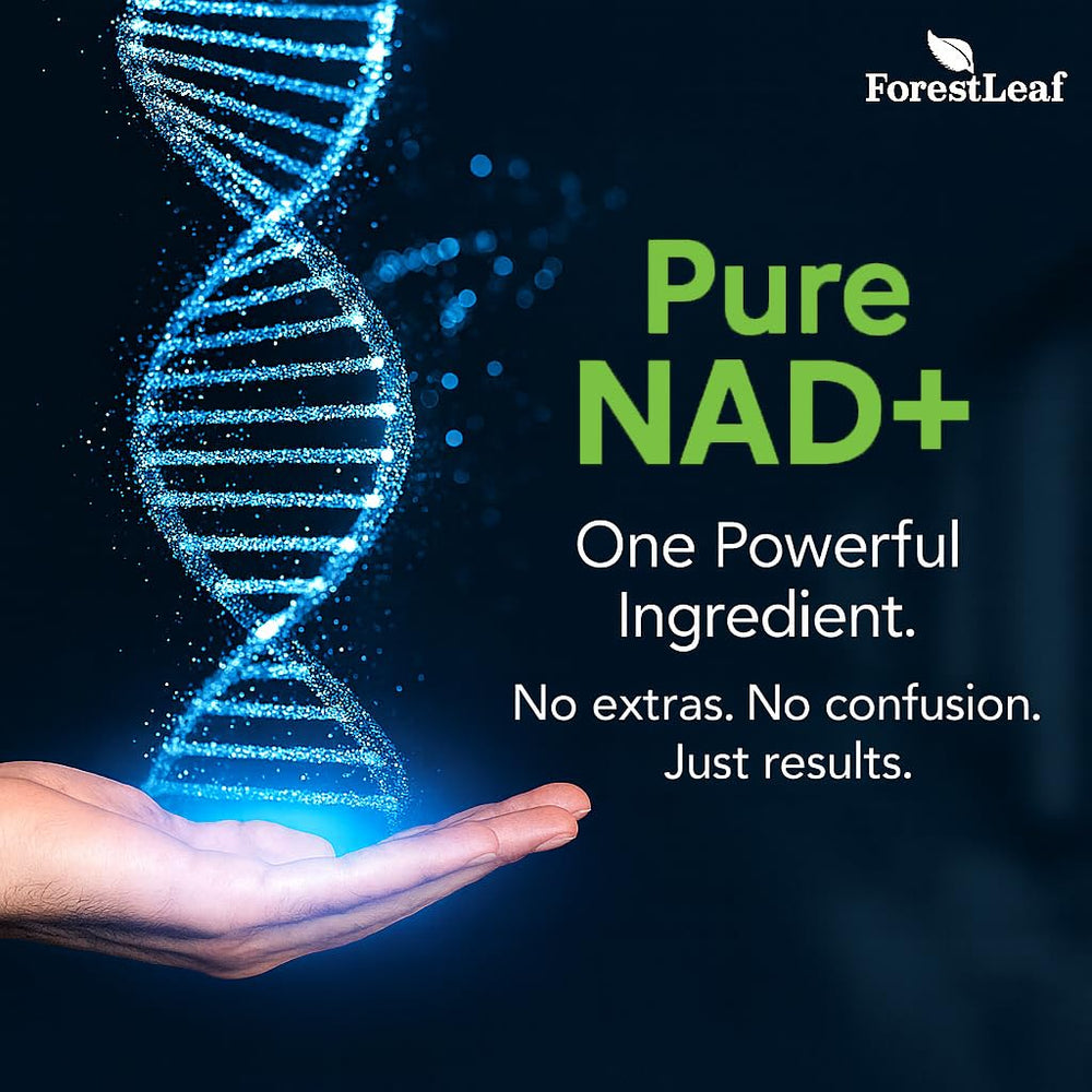 Close-up of NAD+ capsules