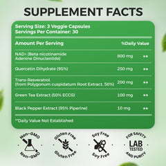 Visual representing energy and focus from NAD+ supplement