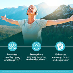 Illustration of mental clarity and energy support